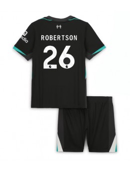 Liverpool Andrew Robertson #26 Replika Borta Kläder Barn 2024-25 Kortärmad (+ byxor)